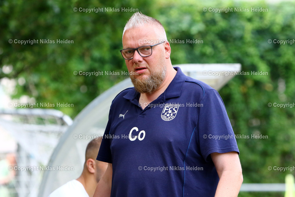 NH_FCSüderelbe_KlubKosova_Testspiel_HarburgPokal_21072024 | Heiko Klemme (Co-Trainer, FC Süderelbe)Fußball I Herren I Testspiel (Harburg-Pokal) I Saison 2024-2025 I FC Süderelbe - Klub Kosova I 21.07.2024 I Sportplatz Alter Postweg