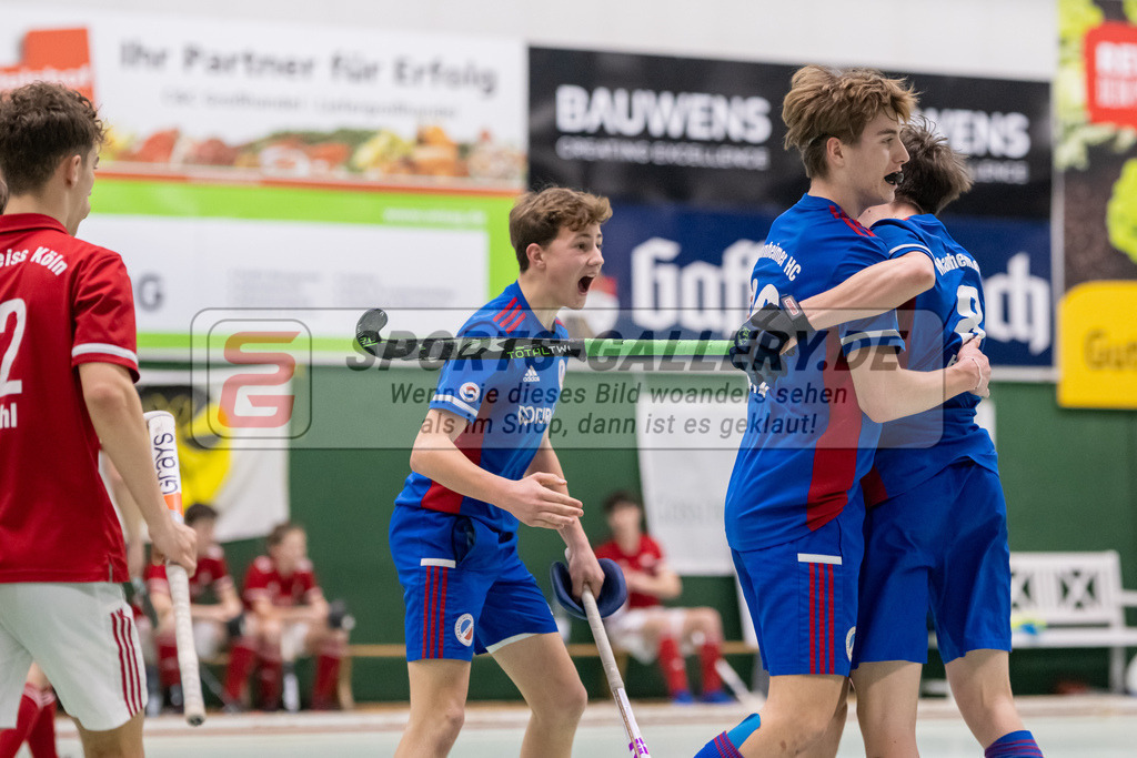 SFE_20230305_0052 | Deutsche Meisterschaft Männliche U16 Halle 2023 am 05.03.2023 in Köln (KTHC Stadion Rot-Weiss Köln Tennis and Hockey Club), Photo: Stephan Fehrmann 2022 (Sports-Gallery)
