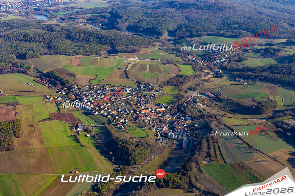 Das Luftbild der Stadt Lauter wurde 2019 vom Flugzeug heraus erstellt (keine Drohne) Aufnahmehöhe ca.400 Meter- hohe Auflösung- beste Druck-Qualität garantiert!
