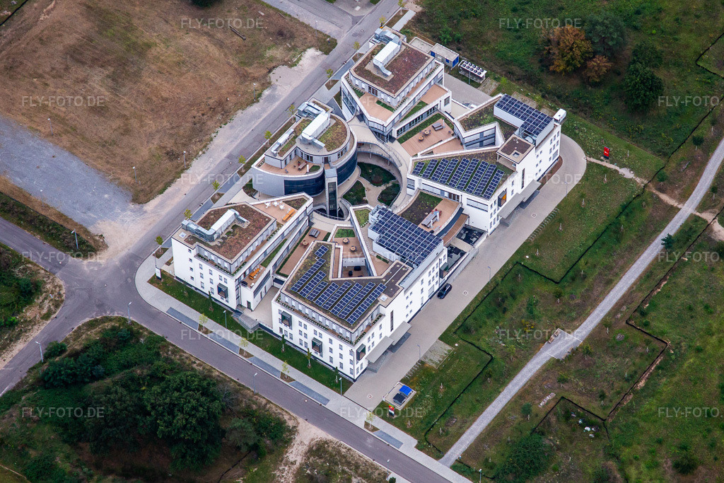 Luftbild: LTC - Linder Technologie Campus im Ortsteil Rintheim in Karlsruhe im Bundesland Baden-Württemberg in Deutschland. Foto: IMG_138758.jpg vom 16.09.2023 durch Werner Riehm/FLY-FOTO.deLTC - Linder Technologie Campus GmbH | Space for creative engineers