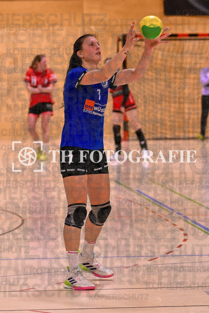GER, SG Maulburg/Steinen - TuS Helmlingen, Handball, Suedbadenliga, 14. Spieltag, Saison 2023/2024, 17.02.2024 | Geraldine Kimmer (TuS Helmlingen, #07)

GER, SG Maulburg/Steinen - TuS Helmlingen, Handball, Suedbadenliga, 14. Spieltag, Saison 2023/2024, 17.02.2024

Foto: TH Fotografie/Thomas Hess