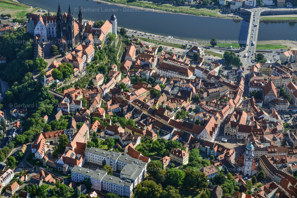 3636849 | MEIßEN 25.08.2016 Altstadtbereich und Innenstadtzentrum  in Meißen im Bundesland Sachsen, Deutschland // Old Town area and city center  in Meißen in the state Saxony, Germany Foto: Gerhard Launer