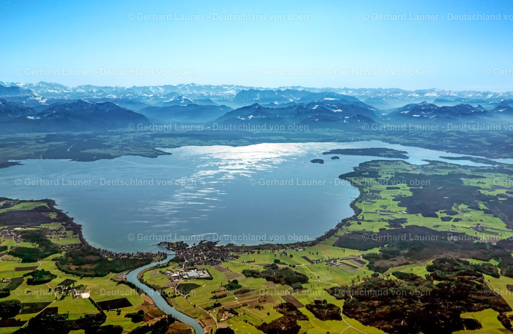 2991002 | Alz Mündung bei Seebruck, Chiemsee