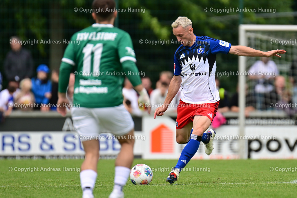 Fußball I Herren I Testspiel  I TSV Elstorf - Hamburger SV I 5.7.2025 | a-hannig - Realisiert mit Pictrs.com