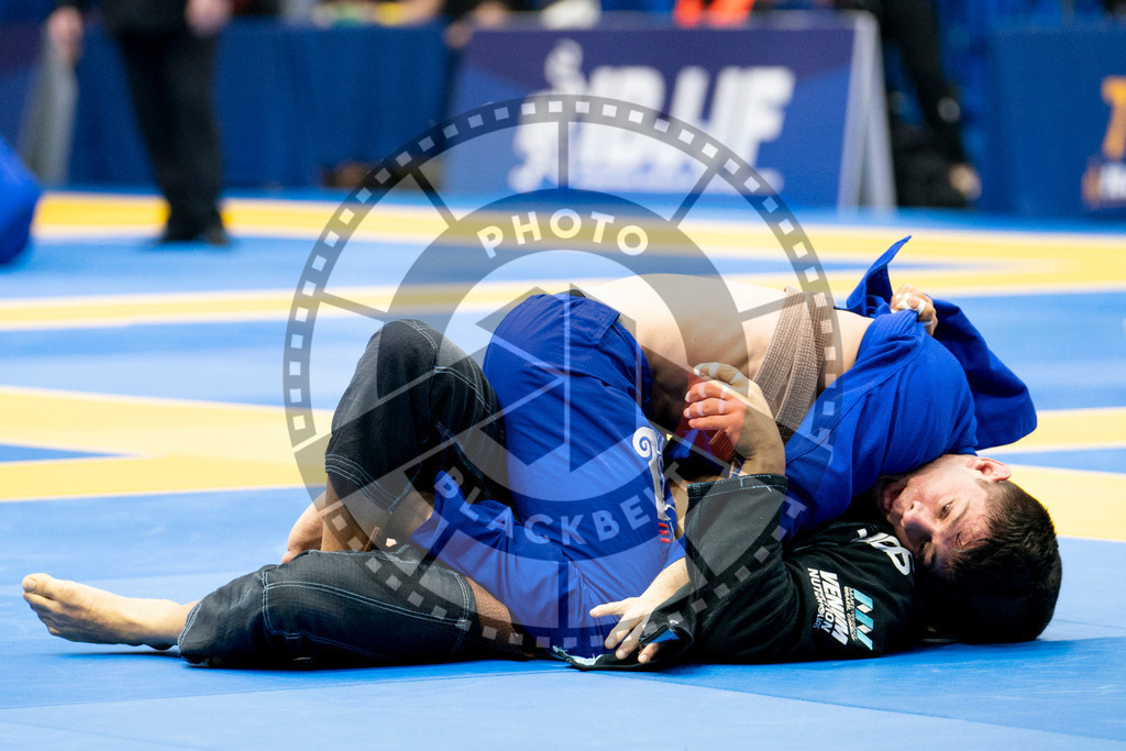 20240124PBB00238 | Fighters compete during the second day of the IBJJF European Championship in Paris, France, on January 24, 2024.