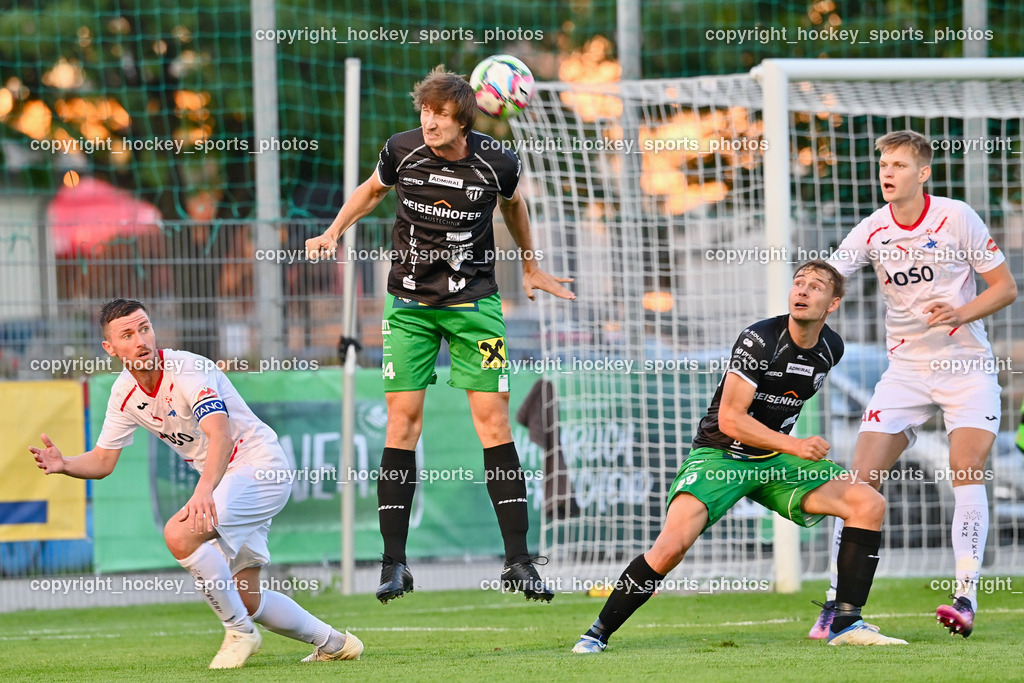 SAK Klagenfurt vs. FC Gleisdorf 09 2.9.2022 | #7 Darjan Aleksic, #24 Pascal Michael Zisser, #29 Christian Berger, #5 Matic Pavlic