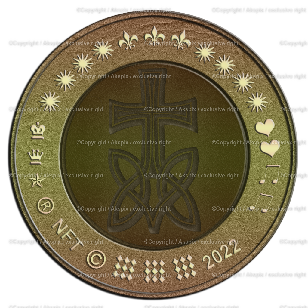NFTs_Coin-Cross-2022 | Die Bildagentur Akspix ist eine Online-Bildagentur und bietet professionelles und kreatives Bildmaterial Royalty free und Rights Managed. Bildarchiv Akspix bietet eine große Auswahl an kreativen und klassischen Motiven.Frankfurt Fotograf, Fotoshooting