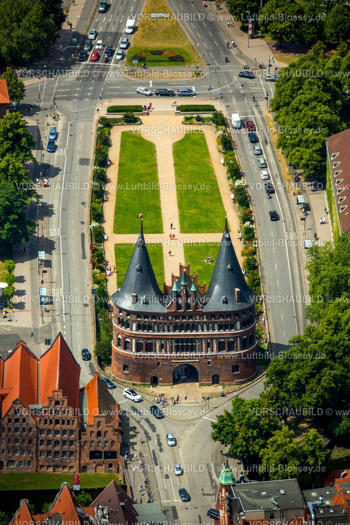Luebeck15069219 | Hostentor, Holstein-Tor, spätgotisches Stadttor, Wahrzeichen von Lübeck,,  Lübeck, Lübecker Bucht, Hansestadt, Schleswig-Holstein, Deutschland