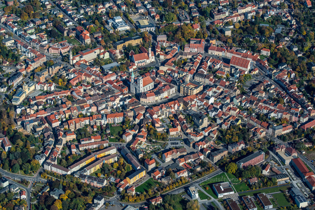 3704584 | ZITTAU 15.10.2017 Stadtzentrum im Innenstadtbereich  in Zittau im Bundesland Sachsen, Deutschland // The city center in the downtown area  in Zittau in the state Saxony, Germany Foto: Gerhard Launer