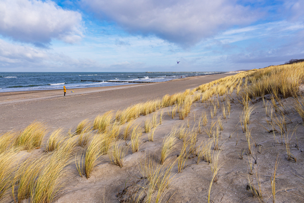 Strand an der Küste der Ostsee in der Nähe von Graal Müritz | Strand an der Küste der Ostsee in der Nähe von Graal Müritz.