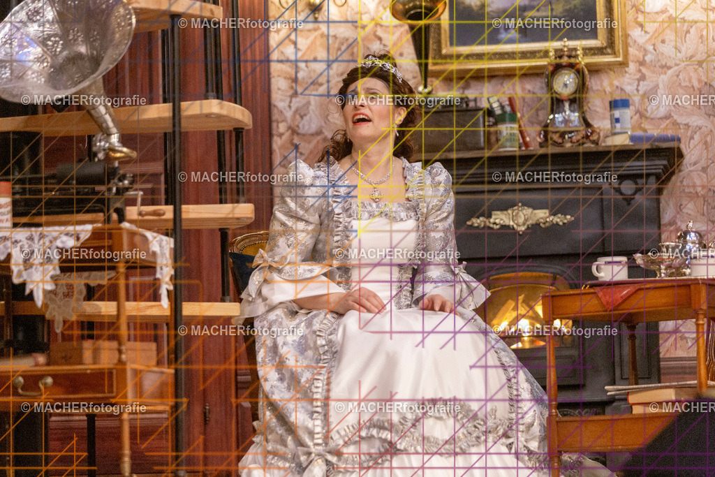 332_MFL-2025 | Portraitbilder von Regisseur; Darsteller; Techniker; Maske; Kostüme; Chor; Musiker; Bilderserie der Generalprobe und der Premierenvorstellung, Szenenbilder; Ausdrucksstudien; Bühnenüberblick; Bühnenkulissen; Pressefotos inkl. Redaktionsfoto Darstellergruppe.