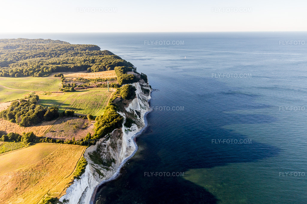 Aerial view: View of the town in Borre in the state Zealand, Denmark. – Photo: IMG_108569.jpg taken on 07/04/2018 by Werner Riehm/FLY-FOTO.com – Resolution of the original: 5298 x 3532 px