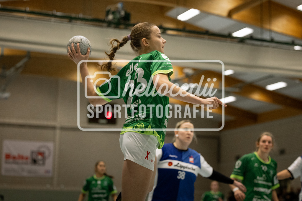 Vechta_Blomberg-59 | Leonie Piegsa (23, SC SFN Vechta) Wirft auf das Tor - Realisiert mit Pictrs.com