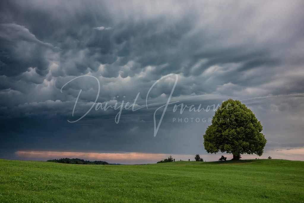 Mammatus | Mammatuswolken über Irschenberg