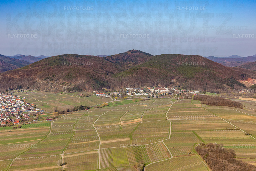 Pfalzklinik Landeck | Luftbild: Pfalzklinik Landeck in Klingenmünster im Bundesland Rheinland-Pfalz in Deutschland. Foto: IMG_113292.jpg vom 30.03.2019 durch Werner Riehm/FLY-FOTO.de - Realisiert mit Pictrs.com