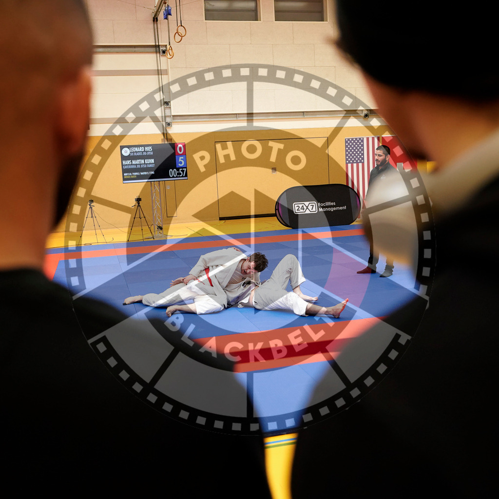 20240203PBB06909 | Fighters compete during the Brazilian Jiu-Jitsu Championship of the AJP Tour in Maintal by Frankfurt am Main, Germany, on February 2, 2024.