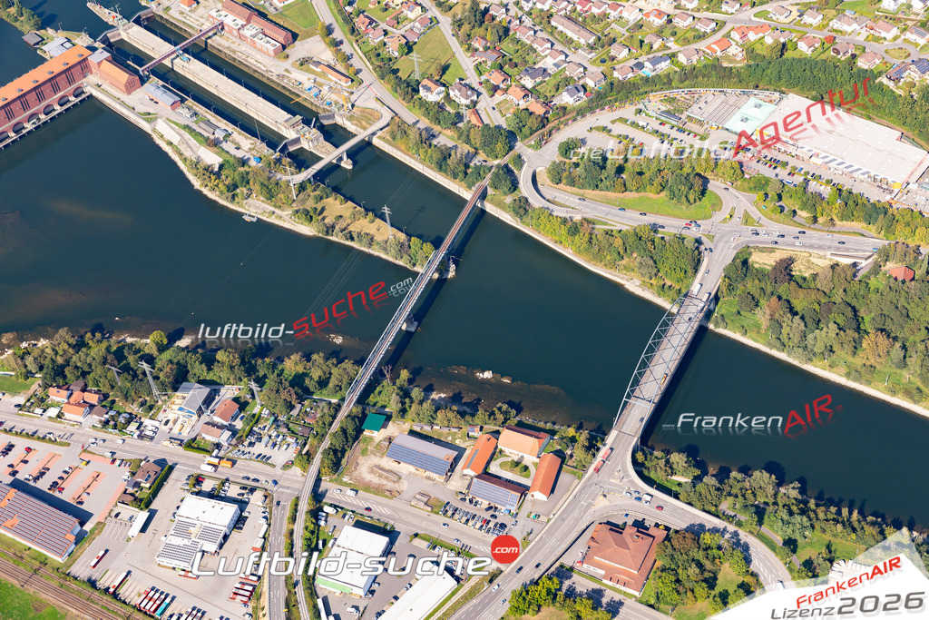 Die Luftbildaufnahme franzjosefstrauss-strasse - Passau wurde 2020 mittels Flugzeug (keine Drohne) erstellt. Perfekte Schärfe und Druck- Ergebnisse- Garantiert!