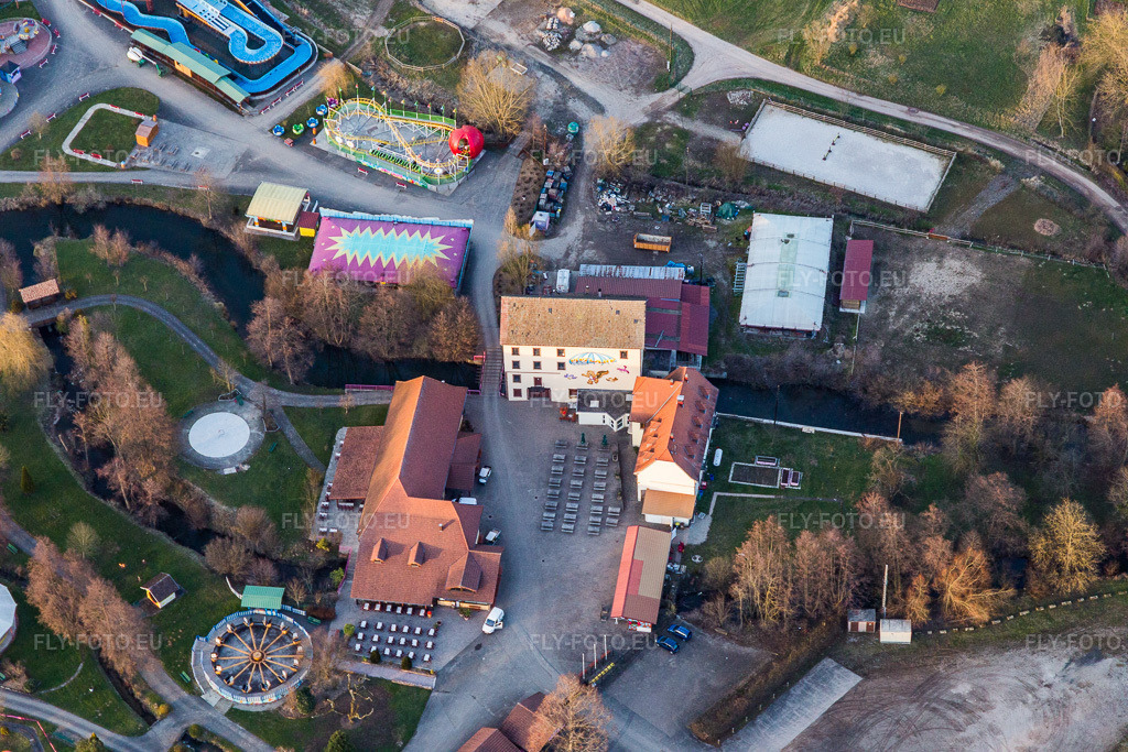Vue aérienne: Centre de loisirs - Parc d'attractions Didiland à Morsbronn-les-Bains dans le département Bas Rhin, France. Photo: IMG_104989.jpg prise le 21/03/2018 par Werner Riehm/FLY-FOTO.eu – Résolution de l'original: 5472 x 3648 px
