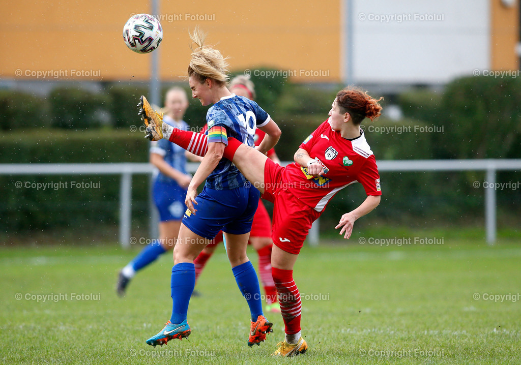 A_LUI_180922_34 | SPORT,FUSSBALL,PLANET PURE FRAUEN BUNDESLIGA SPG UNION KLEINMUENCHEN/BLAU WEISS LINZ—SKV DER POOLBAUER ALTENMARKT 18.09.2022 IM BILD: KATHARINA MESSTHALER (KLEINMUENCHEN ) UND VANESSA KRASNA   (ALTENMARKT) FOTO:FOTOLUI