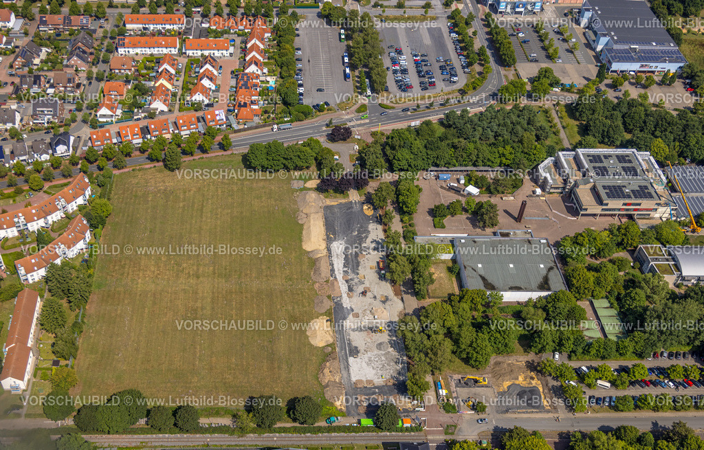 Hamm250702299Uentrop | Luftbild, Freiherr-vom-Stein-Gymnasium und Sportplatz Werner-Figgen-Weg mit Baustelle, Uentrop, Hamm, Ruhrgebiet, Nordrhein-Westfalen, Deutschland