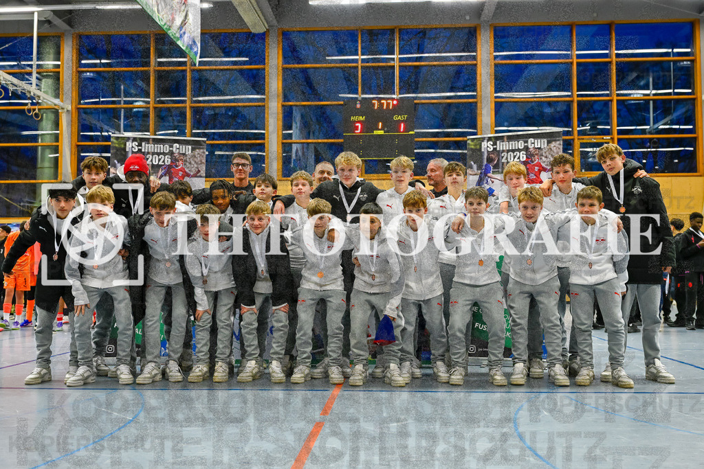 GER, Begegnung, Fussball, U14 Hallenturnier, PS-Immo-Cup 2026, 18.01.2026 | TH Fotografie