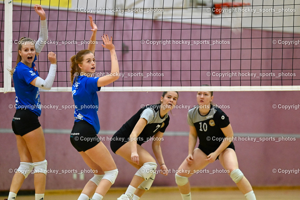 Askö Volley Eagles vs. Mühlviertel Volleys 17.12.2022 | #8 STEINER Melanie, #9 LÜHLE Marie, #7 FANIC Nada, #10 KRALL Johanna