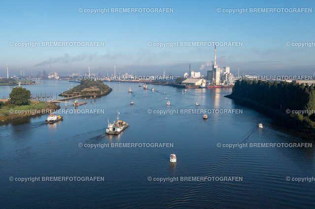 DJI_0273 | 30.09.2022 Drohnenaufnahmen Dt. Schifffahrtstag 2022 Bremen Wendebecken / Weser