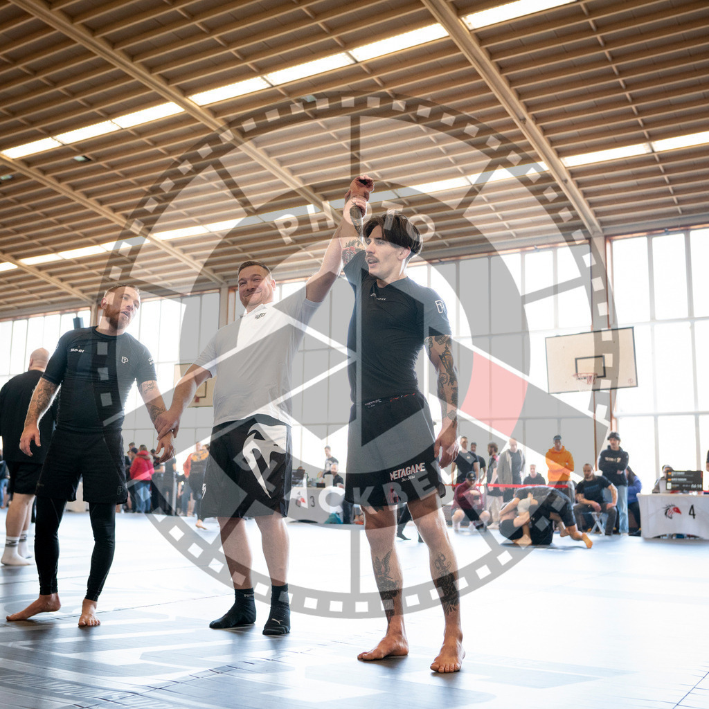 20240309PBB5074 | Fighters compete during the International Luta Livre (ILLCS) Spring Championship in Hannover, Germany, on March 9, 2024.