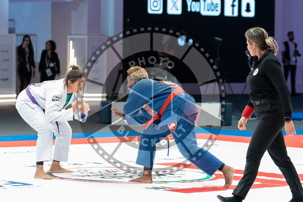 20231106PBB3143 | Fighters compete during the AJP World Master Championship in the Mubadala Arena in Abu Dhabi, Arab United Emirates, on November 6, 2023.