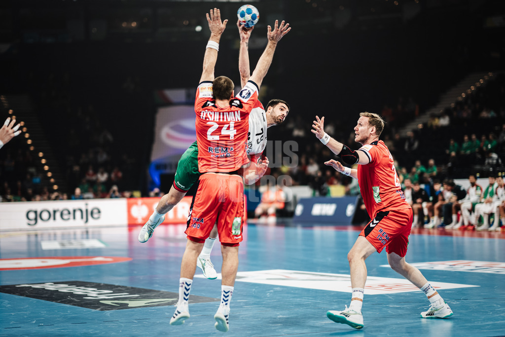 Handball | Herren | EHF EURO 2024 | European Championshop Men 2024 Final Tournament | Norwege vs. Portugal | 17.01.2023 | Martim Costa (#79, Portugal, POR) beim Wurf