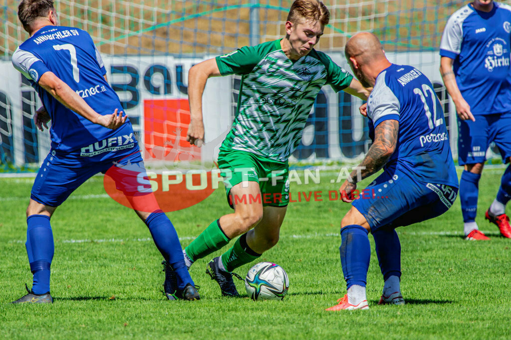 ASV Klagenfurt - Donau Klagenfurt | Patrick Schweizer (ASV Klagenfurt #7) Leo Petzner (SV Donau Klagenfurt #9) Said Djulic (ASV Klagenfurt #12) ; ASV Klagenfurt - Donau Klagenfurt am 31.07.2022 in Klagenfurt
(ASV Platz Annabichl), AUSTRIA, (Photo by Ernst Krawagner sport-fan.at) - Realisiert mit Pictrs.com