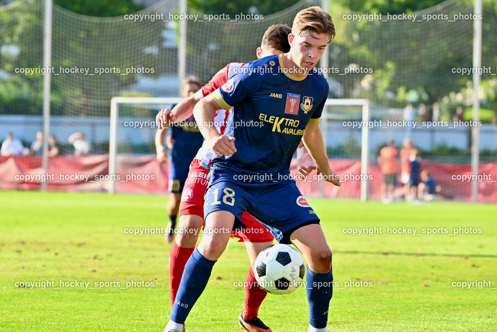 ATUS Velden vs. GAK | #18 Nicolas Manuel Modritz ATUS Velden, ATUS Velden vs. GAK, ATUS Velden vs. GAK am 26.07.2024 in Villach (Stadion Lind), Austria, (Photo by Bernd Stefan)