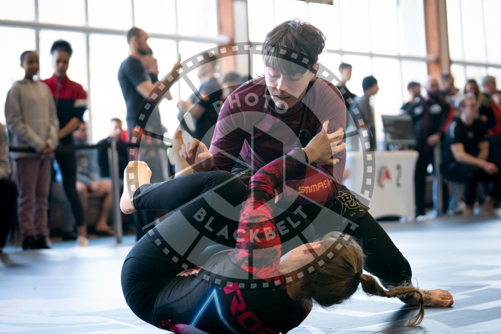 20240309PBB5130 | Fighters compete during the International Luta Livre (ILLCS) Spring Championship in Hannover, Germany, on March 9, 2024.