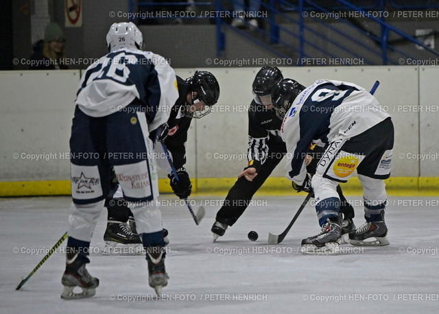 20221120-6526-eishockey-darmstadt-frankfurt-HEN-FOTO | 20.11.2022 Eishockey Hessenliga Herren Saison 2022 2023 ESC Darmstadt Dukes - Eintracht Frankfurt (1:8) Bully v. li. Mikhail POLIANSKII (55 Frankfurt) Niklas HARTMANN (9 Darmstadt) (Foto: Peter Henrich) - Realisiert mit Pictrs.com