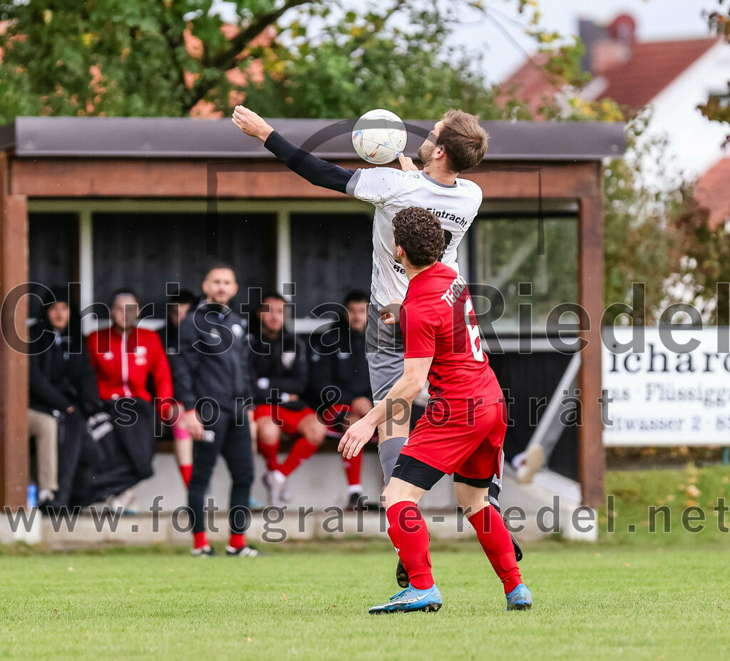 2023-10-15_067_SV_Eintracht_Berglern_gegen_FC_Tuerkguecue_Erding | Berglern, Deutschland, 15.10.2023:
Fußball, Kreisklasse 2023 / 2024, 10. Spieltag, SV Eintracht Berglern gegen FC Türkgücü Erding, Endergebnis: 1:0

Gjergj Preniqi (FC Türk Gücü Erding, #6)

Foto: Christian Riedel / fotografie-riedel.net