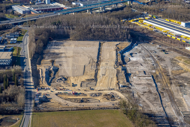 Hagen250302795 | Luftbild, DHL Freight GmbH, Dolomitstraße, Baugebiet für Industriepark, Lennetal, Hagen, Ruhrgebiet, Nordrhein-Westfalen, Deutschland
