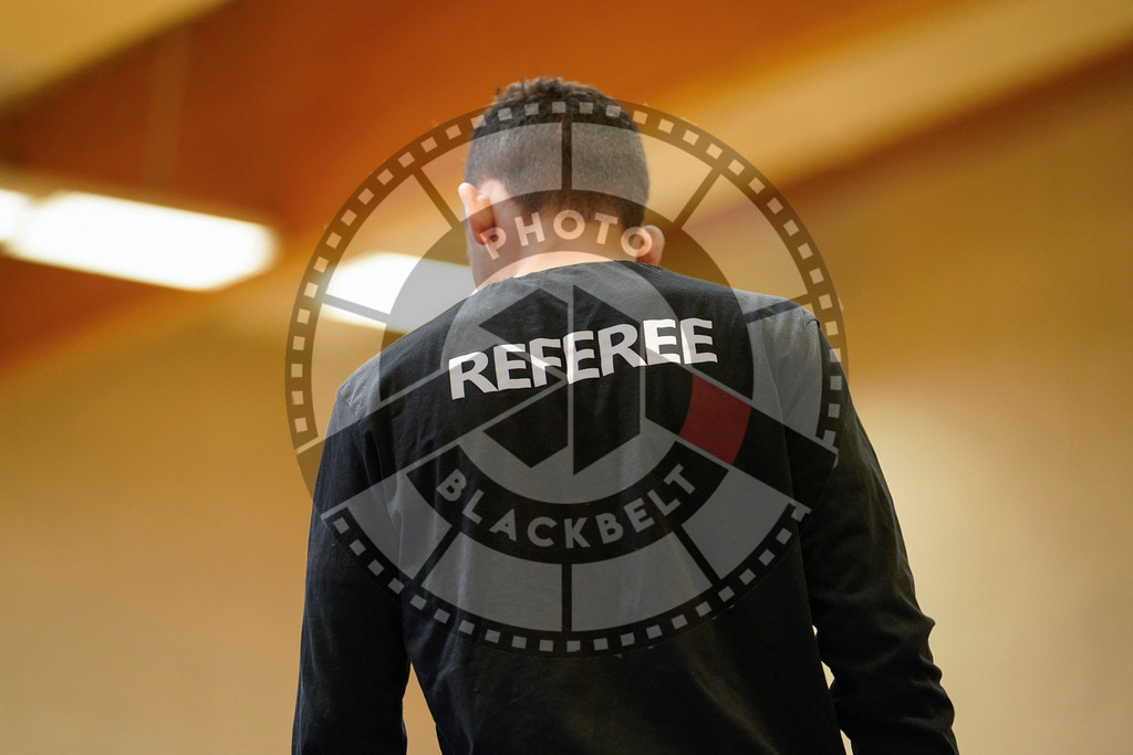 20240203PBB08667 | Fighters compete during the Brazilian Jiu-Jitsu Championship of the AJP Tour in Maintal by Frankfurt am Main, Germany, on February 2, 2024.