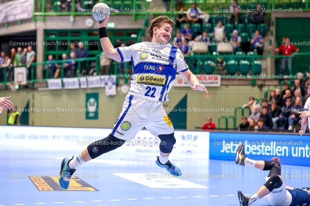 BHC11122501033 | 11.12.2025, Handball, HBL, Bergischer HC - ThSV Eisenach, Unihalle Wuppertal: Felix Aellen (Eisenach #22) 