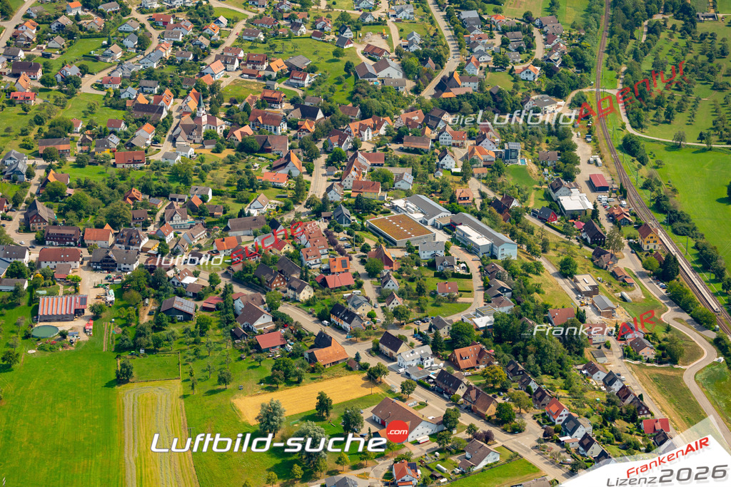 Das Luftbild zeigt :  Schopfloch - Die Luftaufnahme wurde 2024 vom UL-Flugzeug aus erstellt ( keine Drohne ) - Hochauflösende Luftaufnahme - Für grossformatige Ausdrucke geeignet. Die Geschenkidee !Mit Lizenz und Bildrechte bestellbar