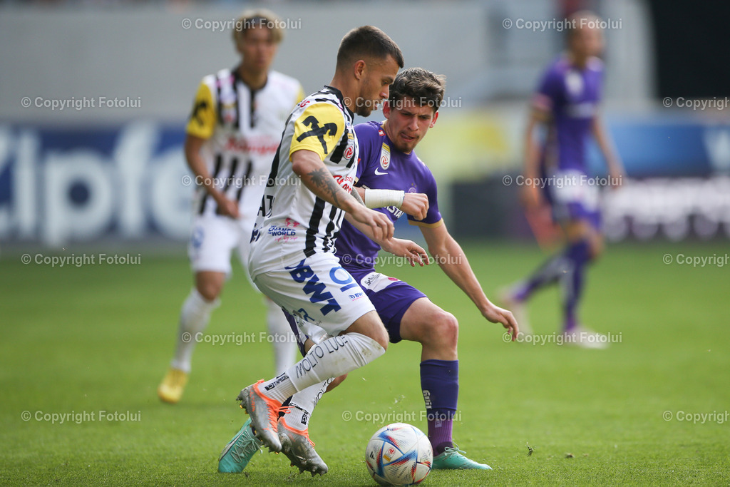 A_LUI_20230528_0027 | SPORT FUSSBALL ADMIRAL BUNDESLIGA 2022/23 LASK VS AUSTRIA WIEN

IM BILD: Sascha Horvath (Lask), Dominik Fitz (FK Austria Wien)
FOTO:FOTOLUI/UW