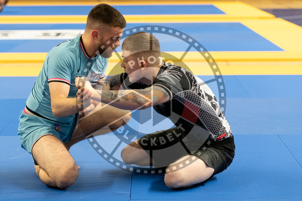20240316PBB2609 | Athletes compete during the ADCC Eastern European Open grappling Competition in Poznan, Poland, on March 16, 2024.
