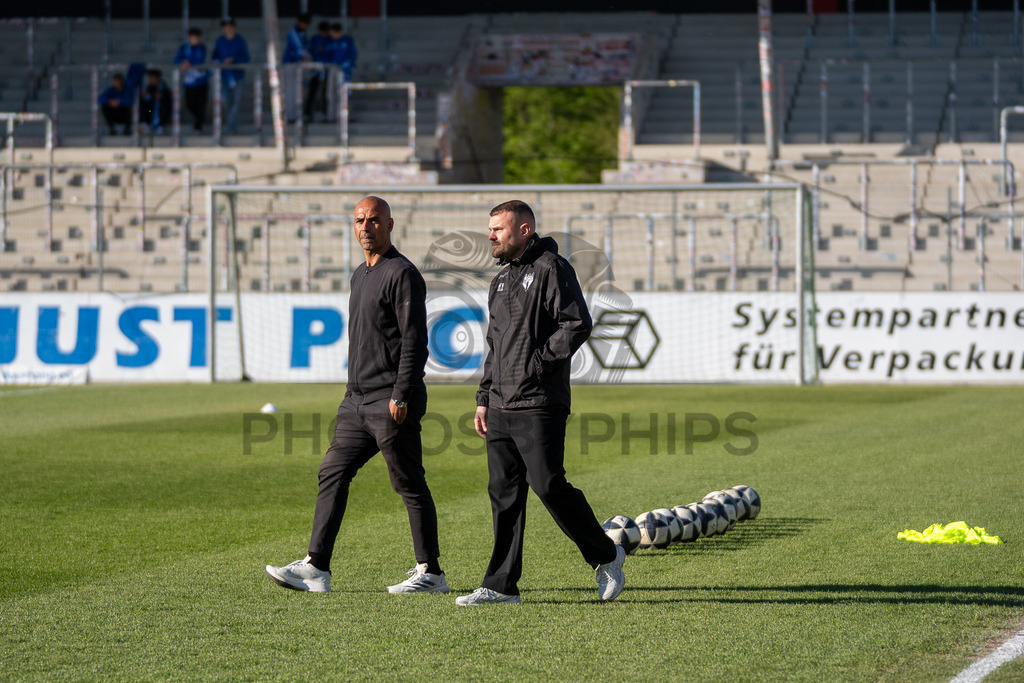 SG Sonnenhof Großaspach vs. SGV Freiberg, Fussball, Regionalliga Suedwest, 30. Spieltag, 22.04.2026 | Kushtrim Lushtaku (Trainer SGV Freiberg),SG Sonnenhof Großaspach vs. SGV Freiberg, Fussball, Regionalliga Suedwest, 30. Spieltag, 22.04.2026