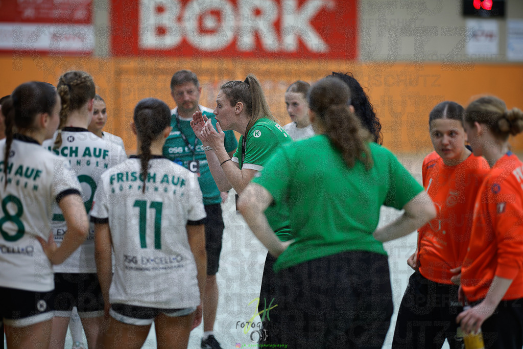 Quali-Turnier JBL wJA; Frisch Auf Göppingen - HC Rödertal | Quali-Turnier JBL wJA; Frisch Auf Göppingen - HC Rödertal am 31.05.2025 in Oberkleen (Weidig-Halle)Photo © 2025 - Jörg Heinrich - Realisiert mit Pictrs.com