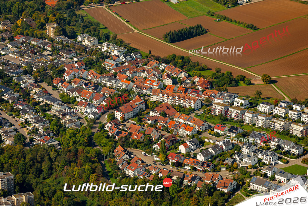Luftaufnahme von Waiblingen - Die Luftaufnahme wurde 2025 vom UL-Flugzeug heraus erstellt ( keine Drohne ) - Hochauflösende Luftaufnahme - für professionelle Ausdrucke geeignet. Die Geschenkidee !Mit Lizenz und Bildrechte bestellbar