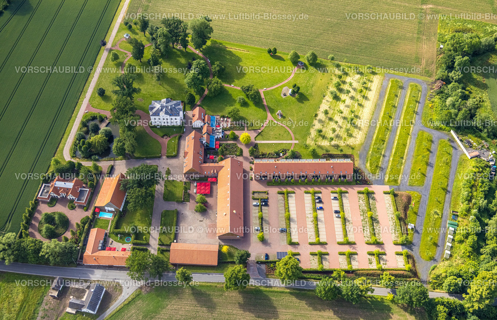 Hamm220602094 | Luftbild, Gut Kump Hotelanlage, Rhynern, Hamm, Ruhrgebiet, Nordrhein-Westfalen, Deutschland