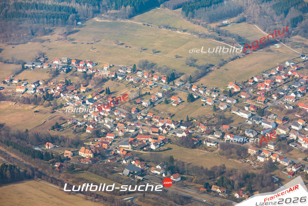 Das Luftbild der Stadt Wildflecken wurde 2019 vom Flugzeug heraus erstellt (keine Drohne) Aufnahmehöhe ca.400 Meter- hohe Auflösung- beste Druck-Qualität garantiert!