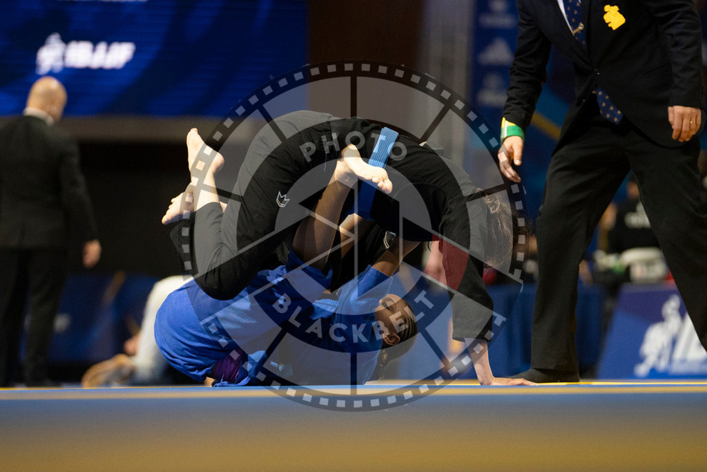 20240119PBB1556 | Fighters compete during the IBJJF European Championship in Paris, France, on January 19, 2024.