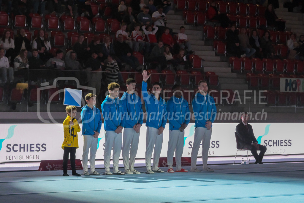 Schweizer Meisterschaften Kunstturnen Mannschaften Männer (A) - 22. November 2025 | Schweizer Meisterschaften Kunstturnen Mannschaften Männer (A)AXA Arena, WinterthurBild: Sportfotografie Markus Aeschimann | www.markus-aeschimann.ch - Realisiert mit Pictrs.com