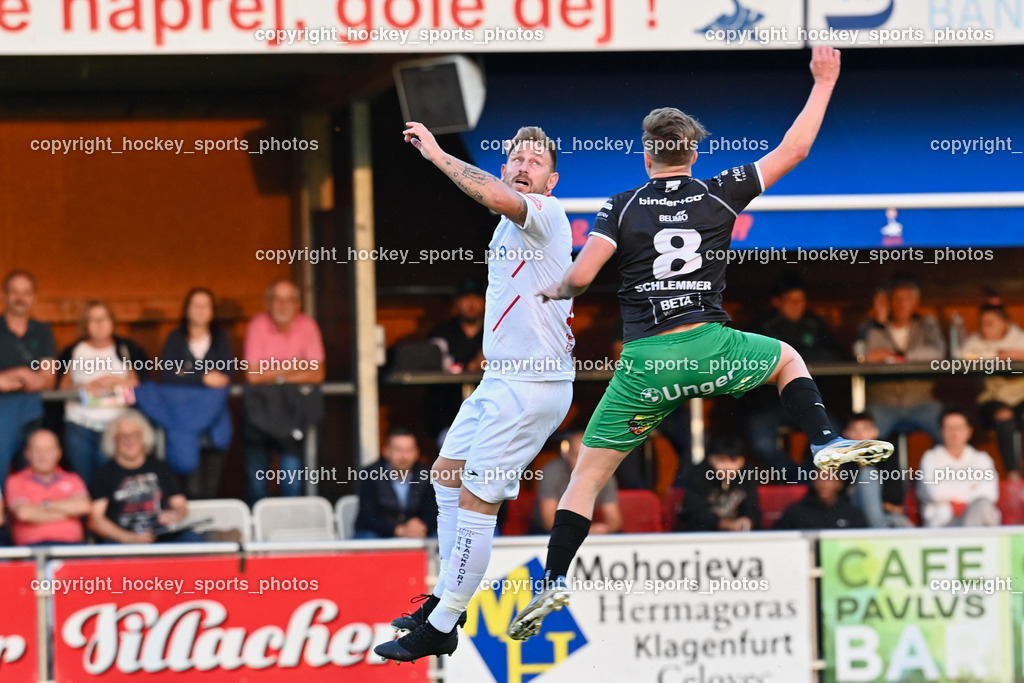 SAK Klagenfurt vs. FC Gleisdorf 09 2.9.2022 | #22 Darijo Biscan, #8 Felix Schlemmer