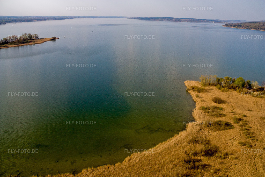 Luftbild: Uferbereiche am Seegebiet des Ammersee in Dießen am Ammersee im Bundesland Bayern in Deutschland. Foto: IMG_17864.jpg vom 15.04.2009 durch Werner Riehm/FLY-FOTO.de
